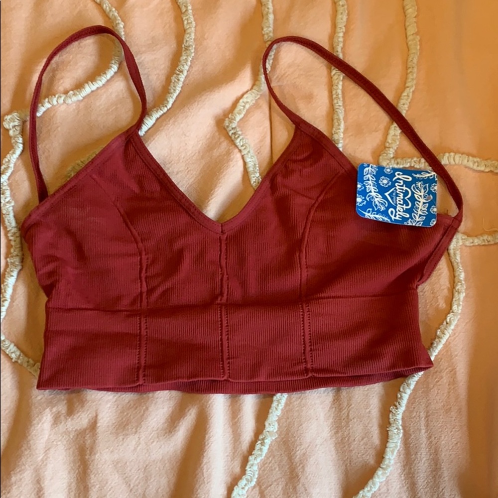 Free people low back bra